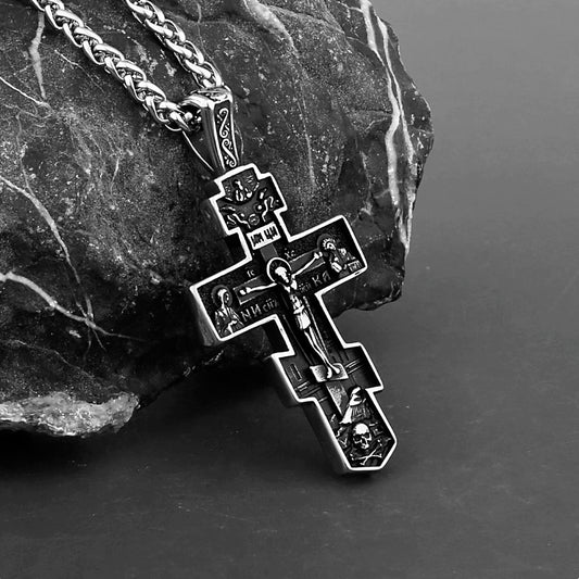 THE ABOLITION OF SINS (HEAVY) - Silver Orthodox Cross